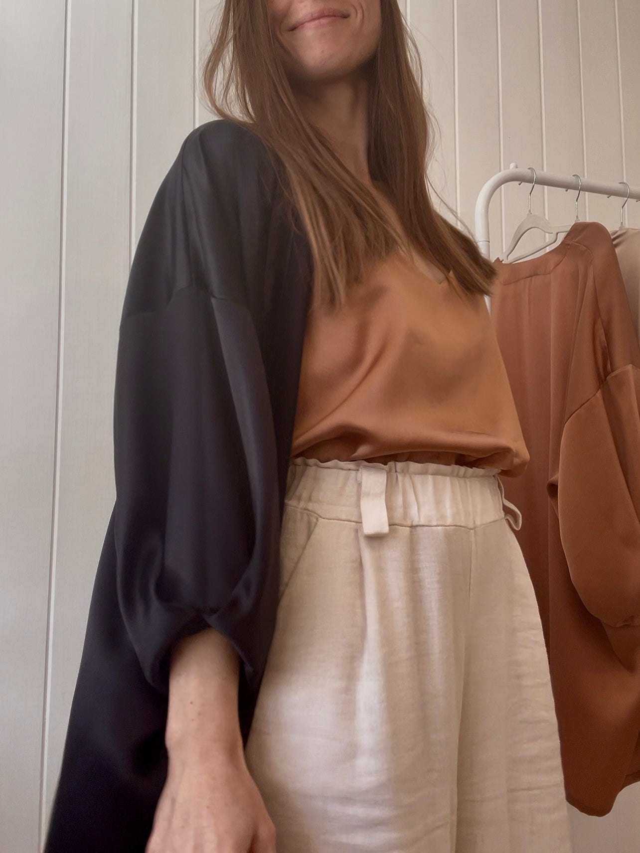 KIMONO DE SEDA NEGRO