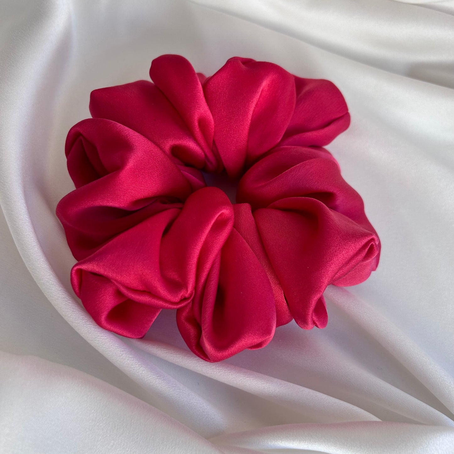 SCRUNCHIE XL ROJO FRAMBUESA