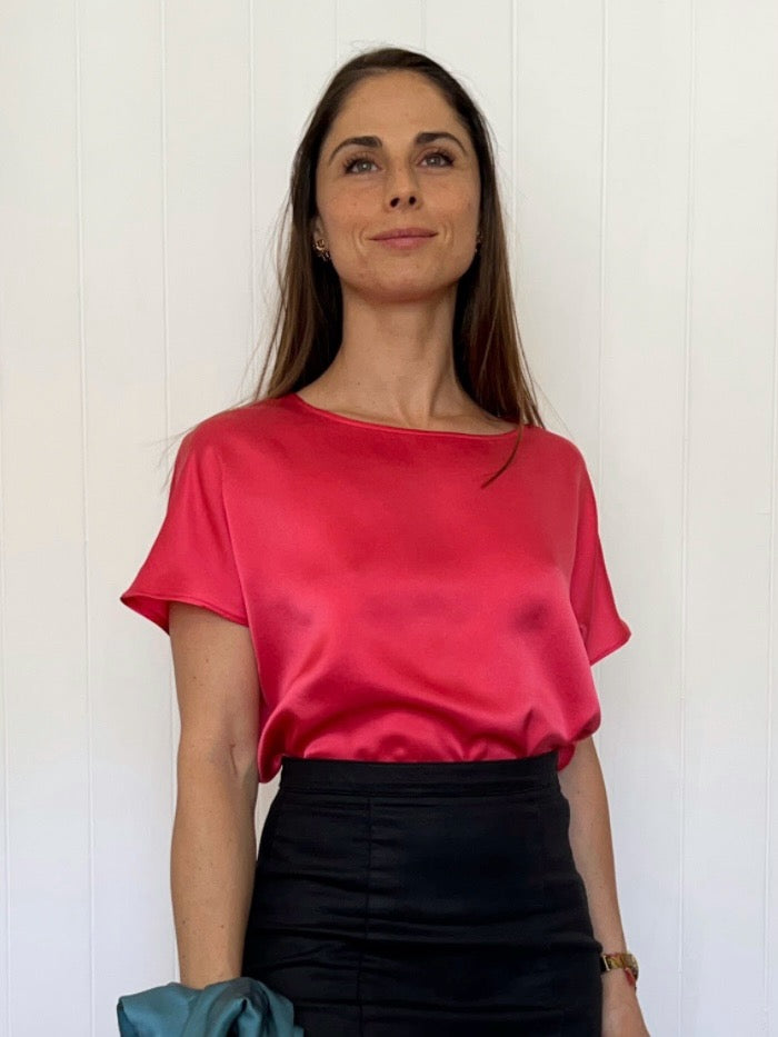 BLUSA DE SEDA NATURAL