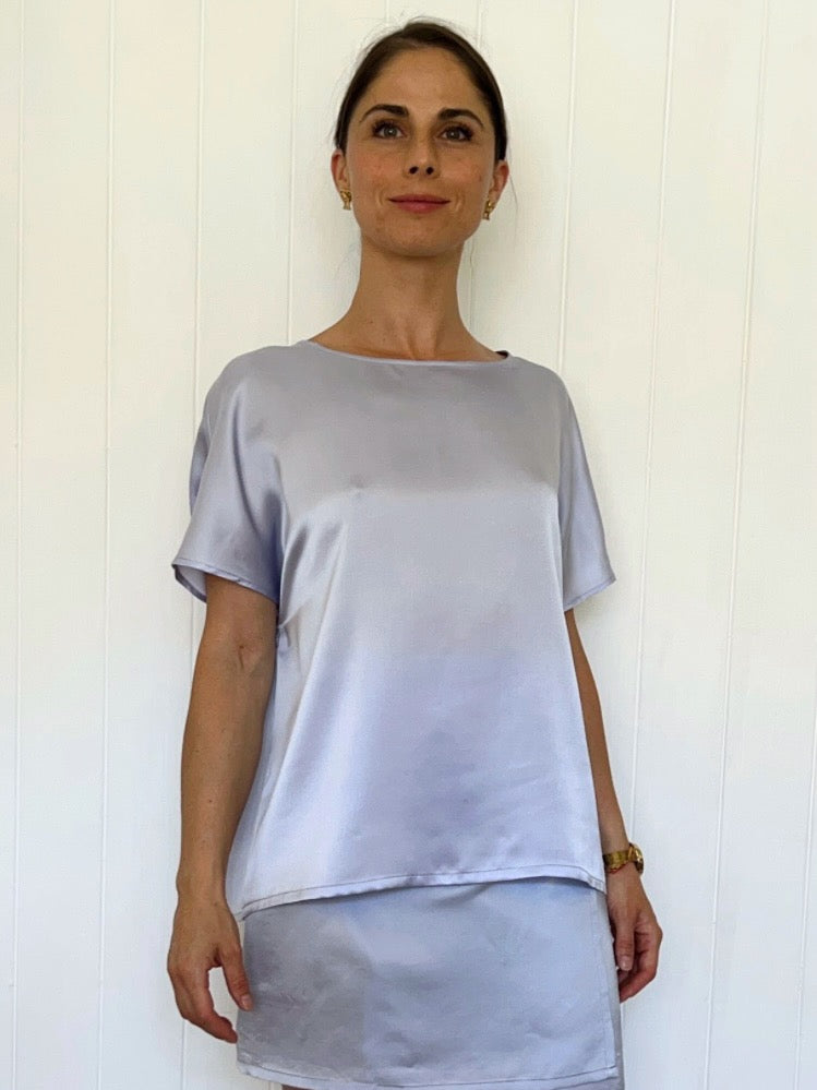 BLUSA DE SEDA NATURAL