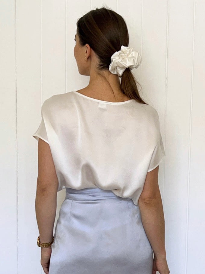 BLUSA DE SEDA NATURAL