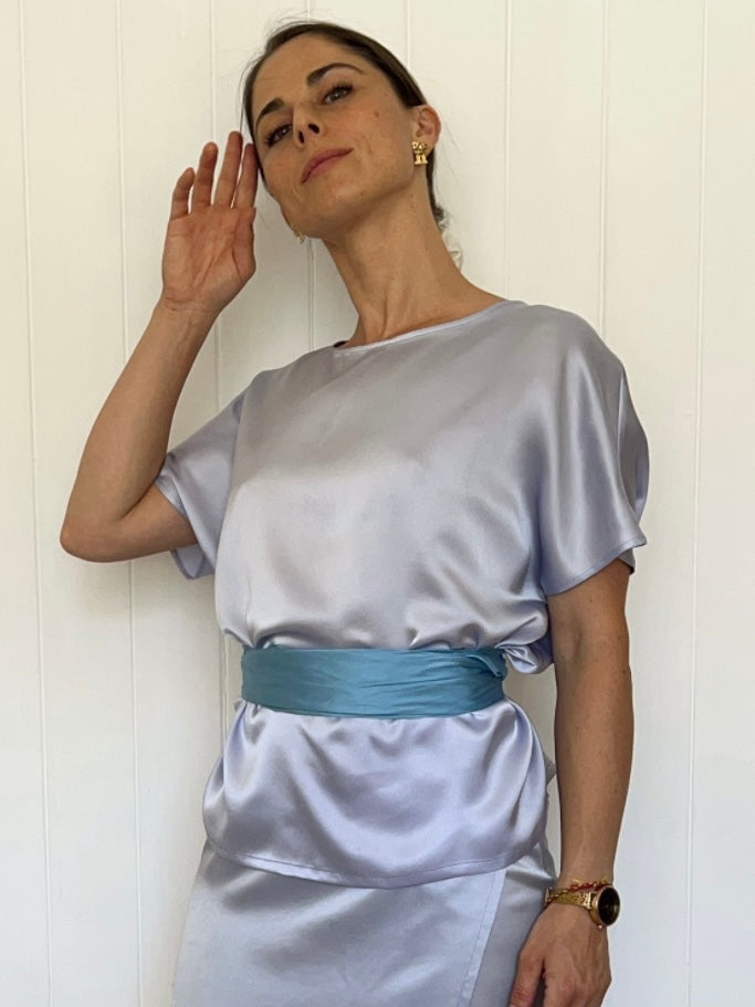 BLUSA DE SEDA NATURAL