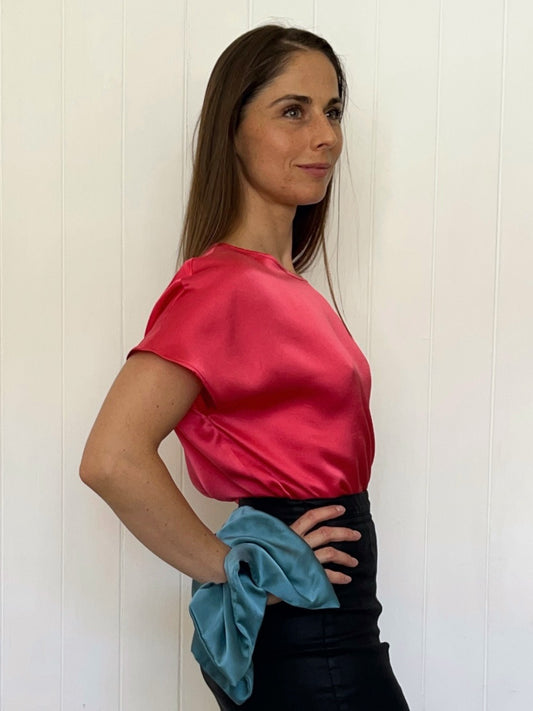 BLUSA DE SEDA NATURAL