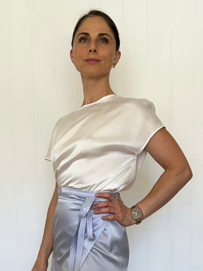 BLUSA DE SEDA NATURAL