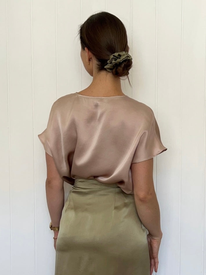 BLUSA DE SEDA NATURAL
