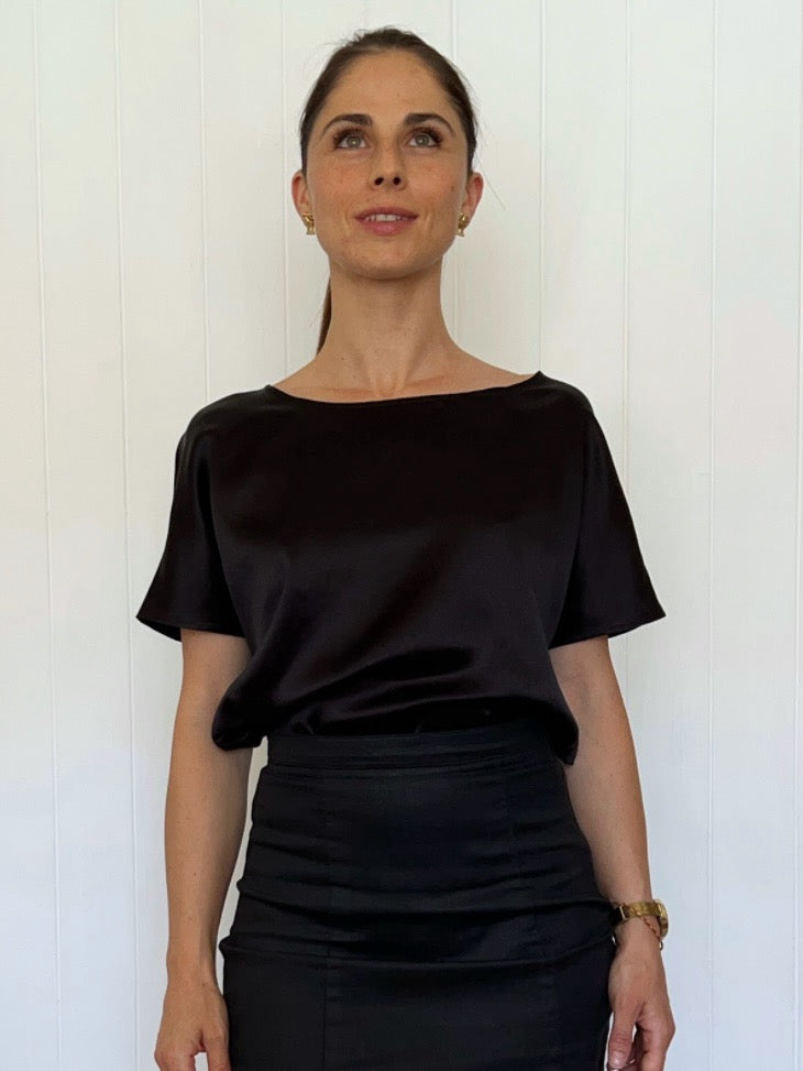 BLUSA DE SEDA NATURAL