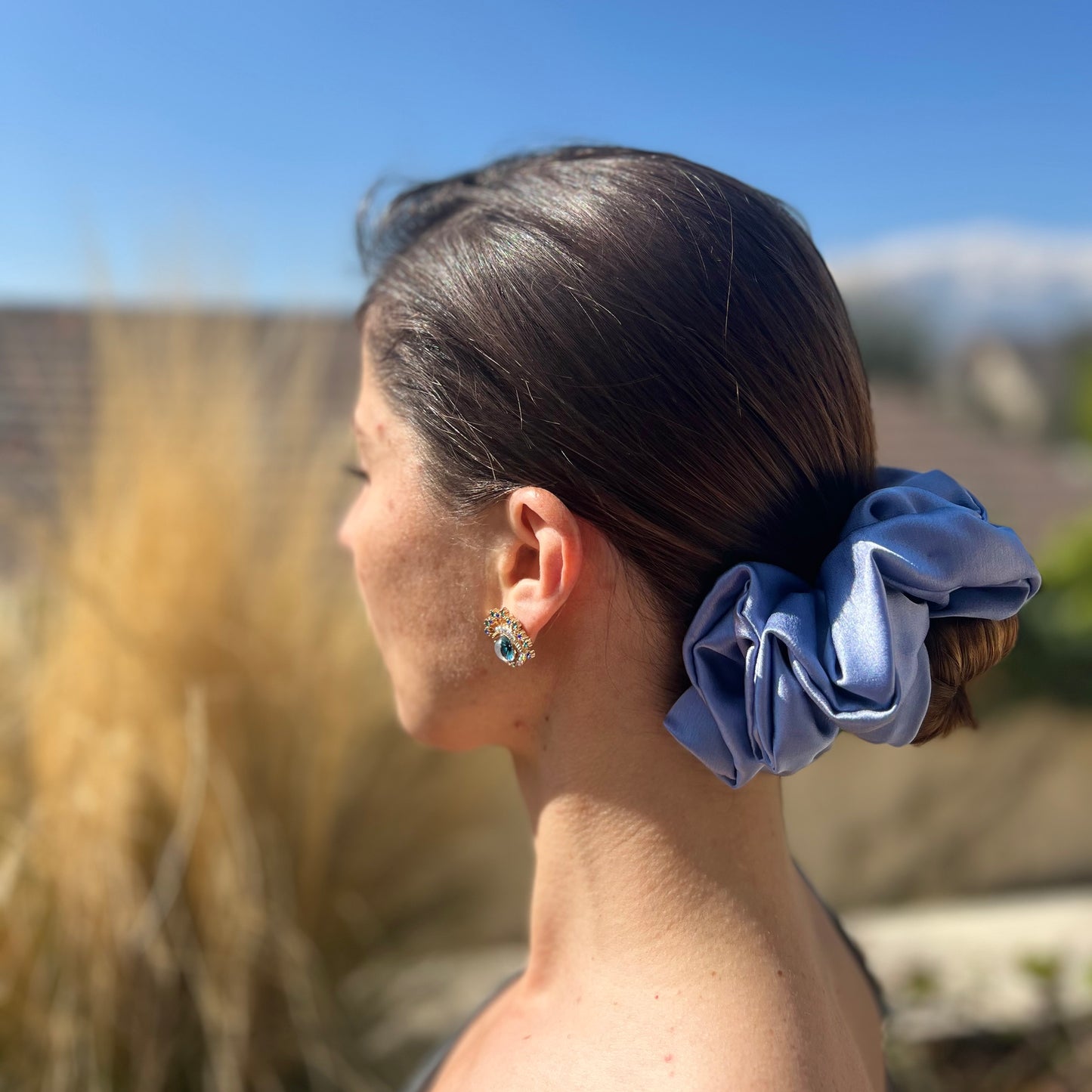 SCRUNCHIE XL CELESTE NOCHE