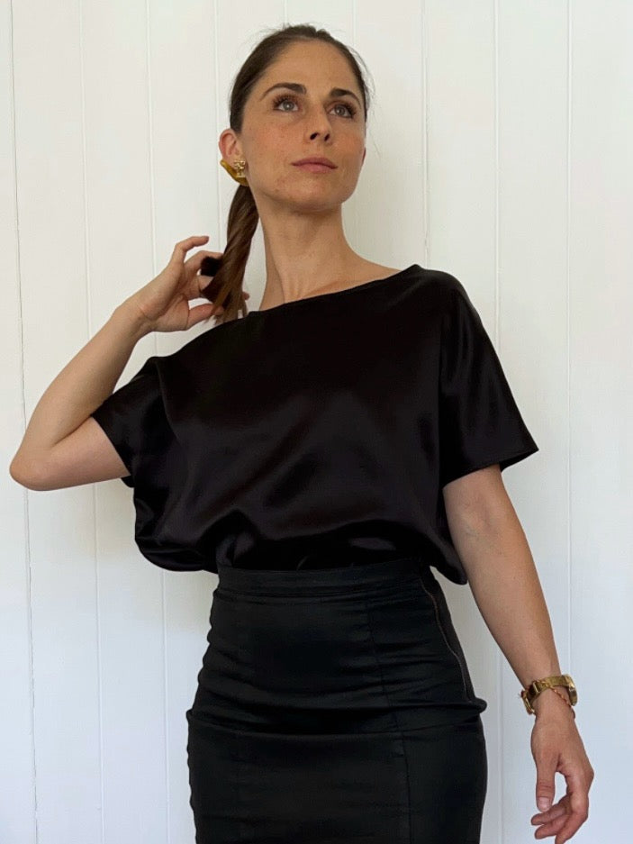 BLUSA DE SEDA NATURAL