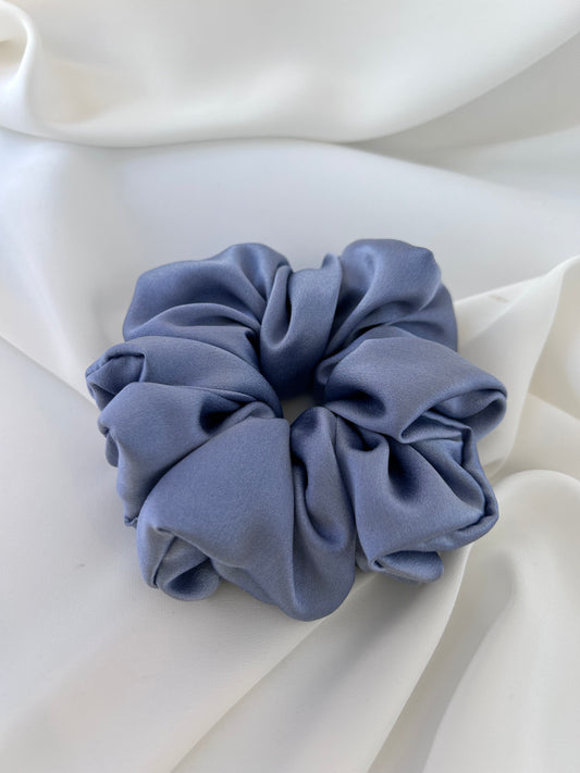 SCRUNCHIE XL AZUL PASTEL OSCURO