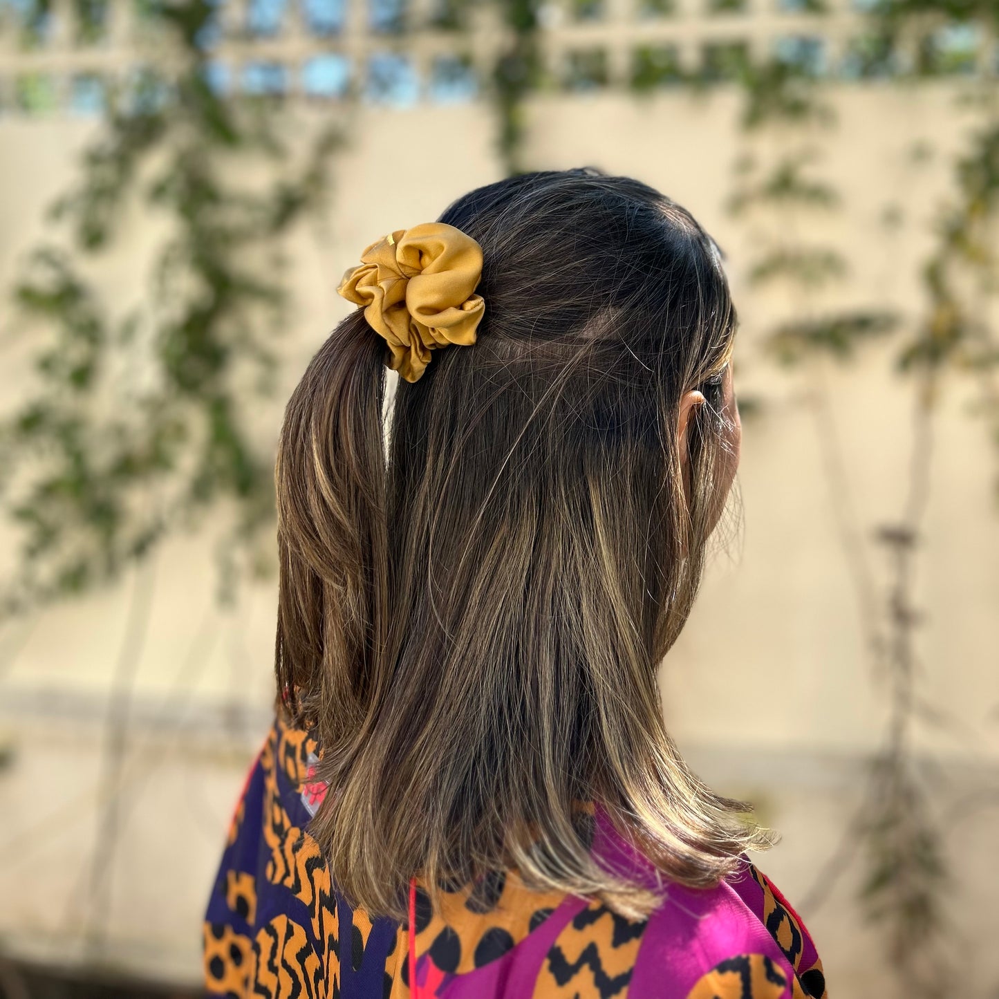 MINI SCRUNCHIE AMARILLO VICUÑA